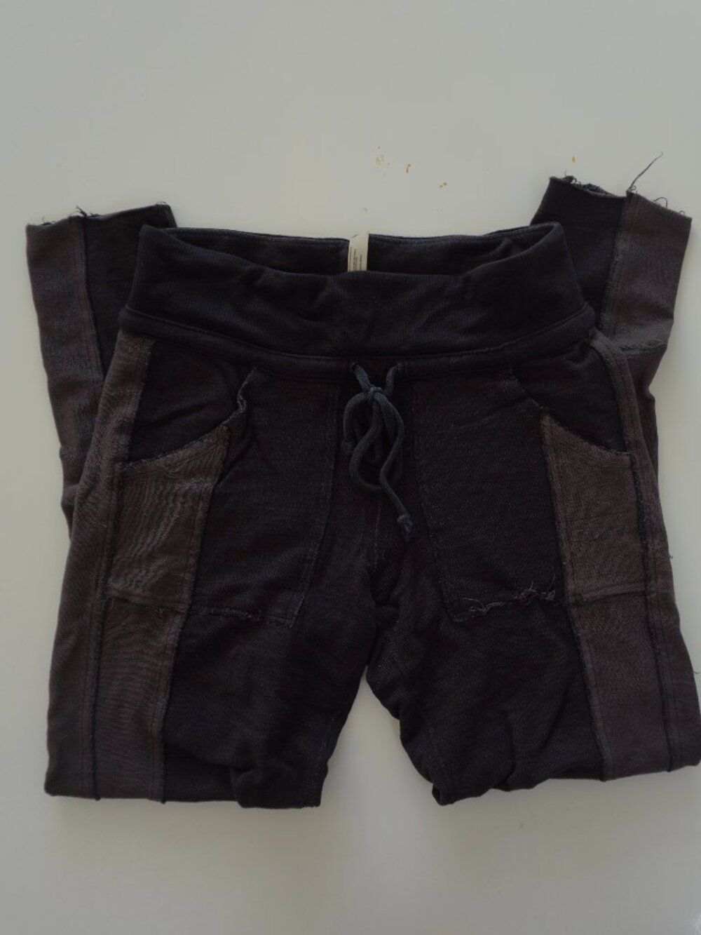 Free People FP Movement Grey Distressed Jogger Leggings S